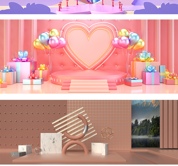 C4D效果banner