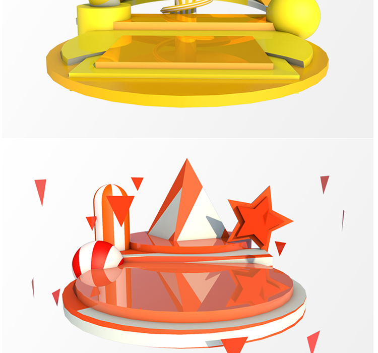 C4D立体几何