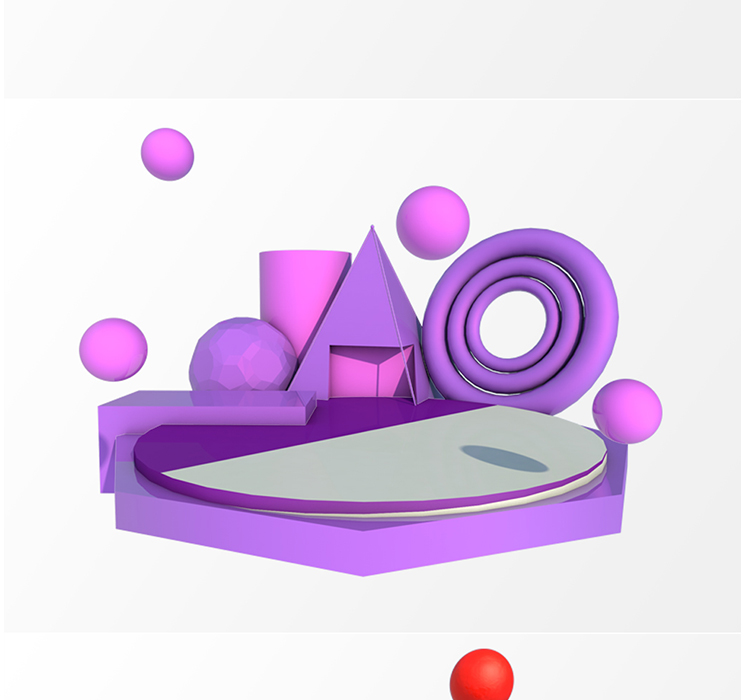 C4D立体几何