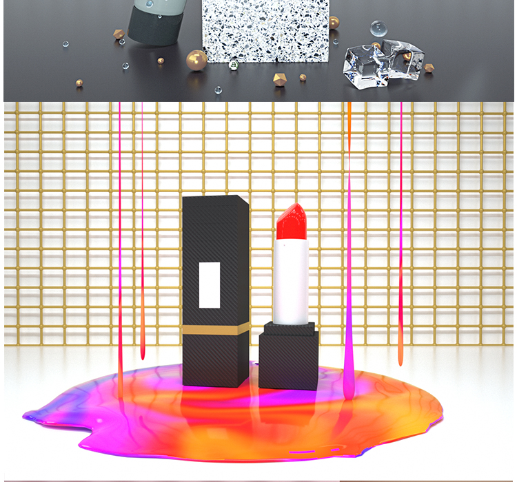 C4D护肤样机模型