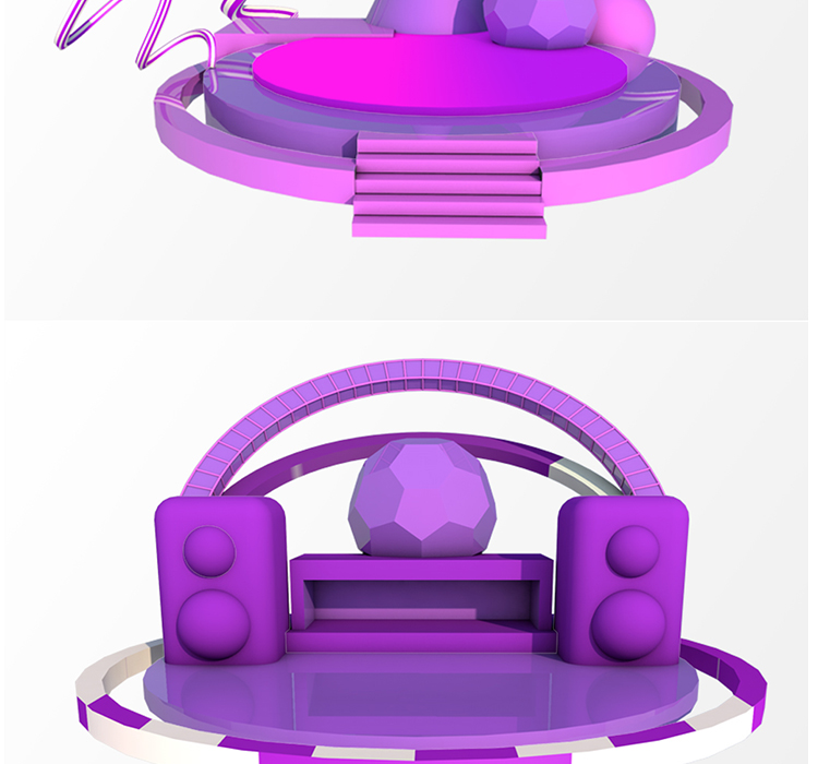 C4D立体几何