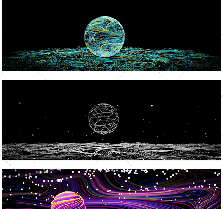 星空螺旋海报