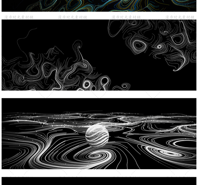 星空螺旋海报