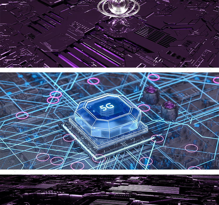C4D工程源文件5G电商科技背景