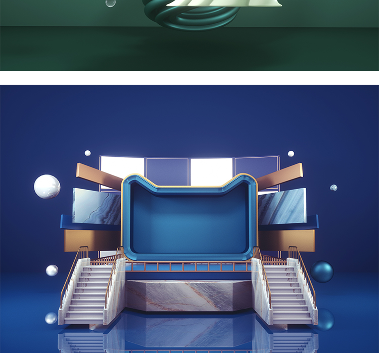 C4D装饰元素模型